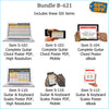 Bundle B-621 (SIX Items): Includes PRINTABLE "Complete Guitar Chord Poster" and "Guitar & Keyboard Scales Poster". High Resolution E-Posters for Smartphone / Tablet / Computer, and High Resolution PRINTABLE E-Books. FREE Download Protection.