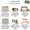 Bundle B-647: Complete Guitar Chords, Complete Keyboard Chords - E-Posters and Printable E-Books. FREE Download Protection.