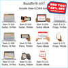 Bundle B-657: Complete Guitar Chords, Complete Keyboard Chords, Scales, Chord Progressions - E-Posters and Printable E-Books. FREE Download Protection.