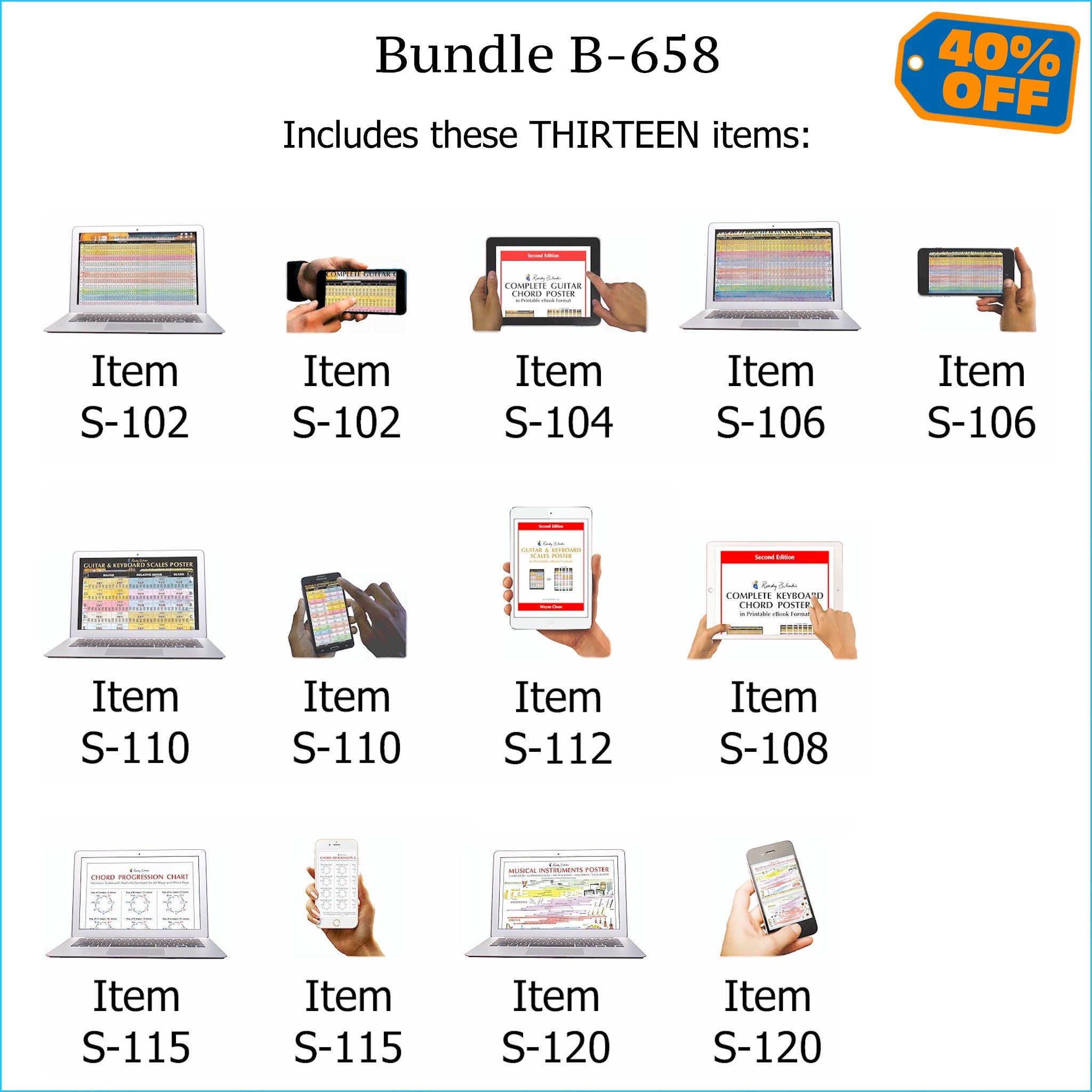 Bundle B-658: ALL Five Roedy Black Hi-Resolution E-Posters + 3 Printable Poster E-Books. FREE Download Protection.