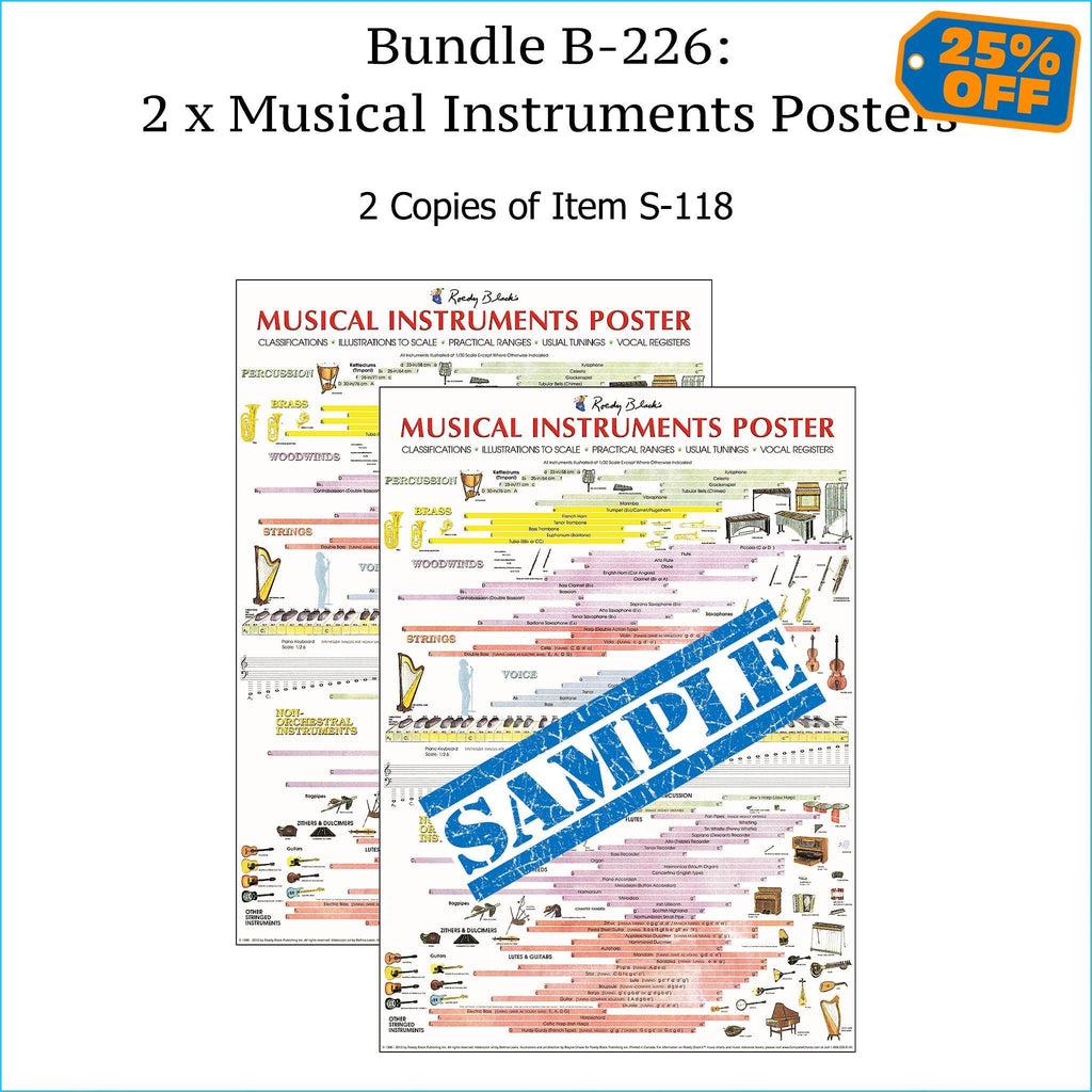 Musical Instruments Poster - Two Copies – Roedy Black